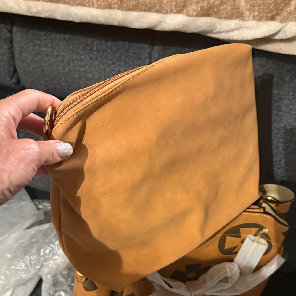 Brown Designer Tote Bag - Picture 5 of 9